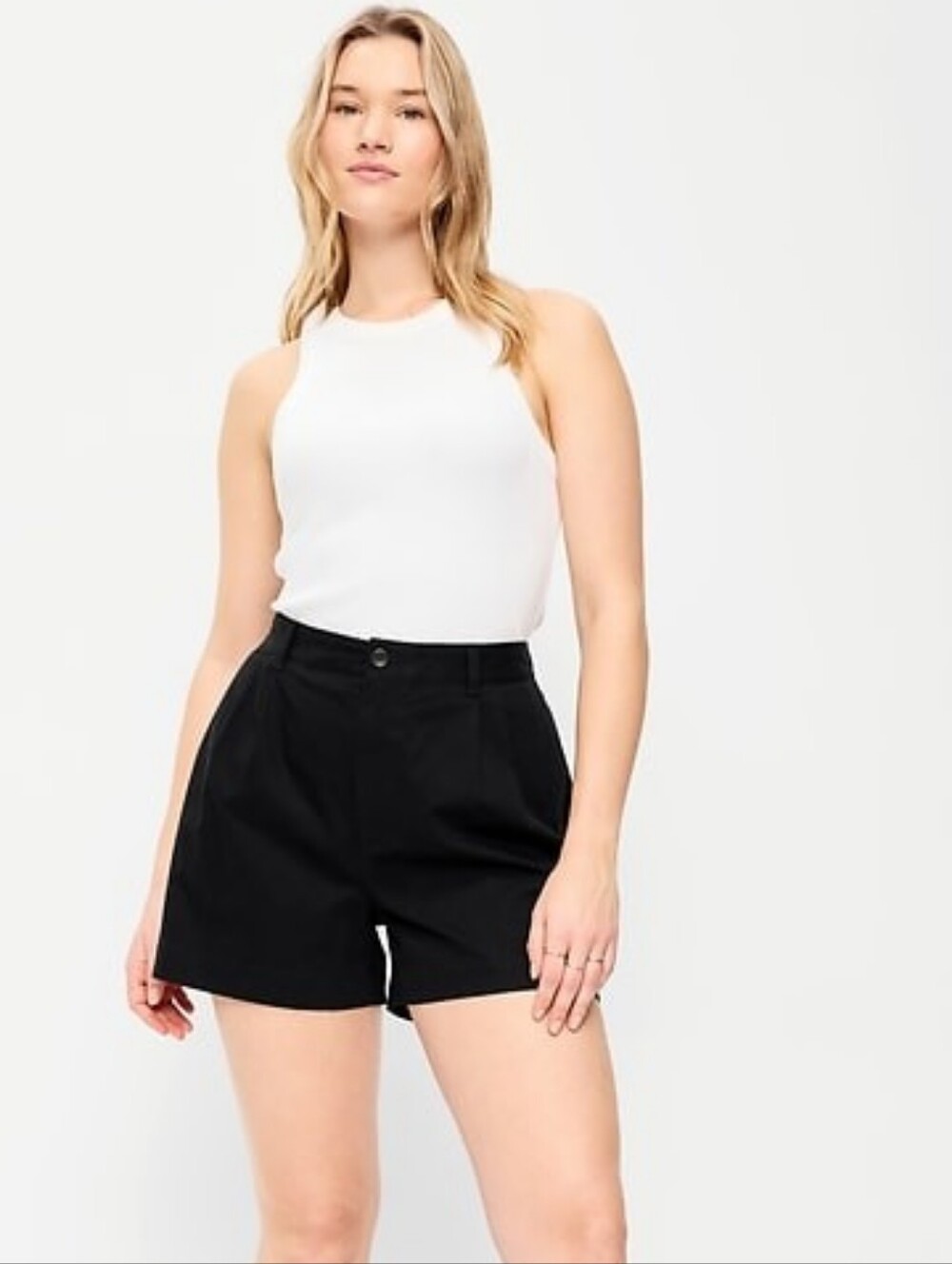 Old Navy High-Waisted OGC Chino Shorts - Black Size 14